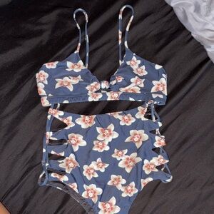 Acacia Swimwear Floral Blue Bikini
